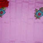 Space silk With Silver Cut Work With Work Blouse -MB106 - Image 3