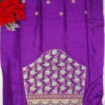 Mysoure silk With Benarus weaving And Work Blouse -MB107 - Image 3