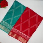Veda Sri Chinon Silk Sarees -MB109
