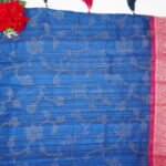 Pure Viscose Glass Barasso Crushed Sarees -MB111 - Image 2