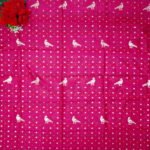 Pure Viscose Glass Barasso Crushed Sarees -MB111 - Image 3