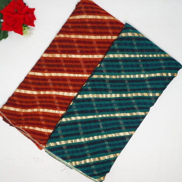 Kit Kat Silk Lehariya Deasign Georgette -MB112