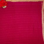 Puffy Georgete With Work Blouse-MB114 - Image 3