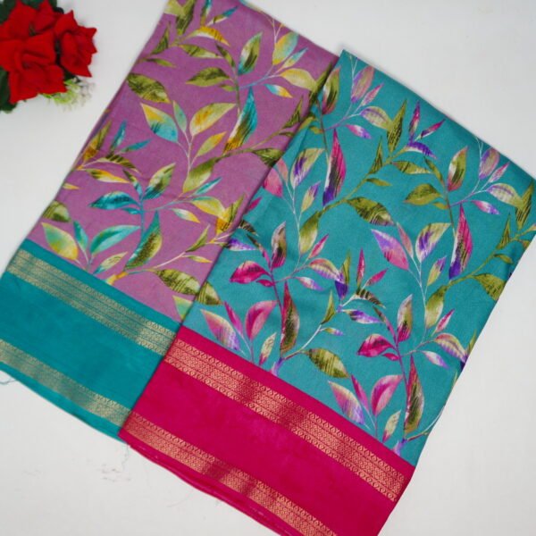 Orange Premium Georgette Sarees-MB121