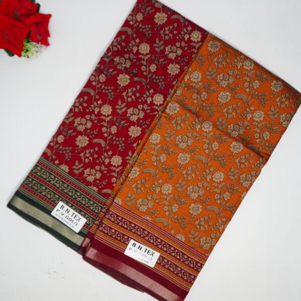 Maheswari Kalamkari Silk Sarees-MB123