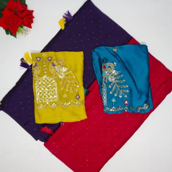 Rangoli Silk With Work Blouse -MB129