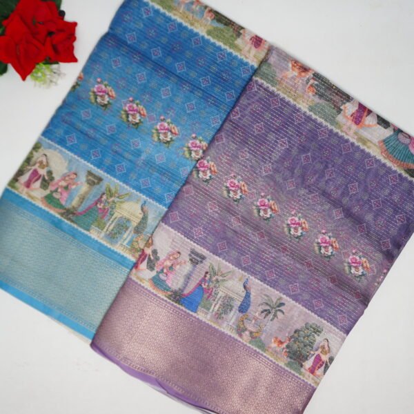Digital Naina Fancy Sarees-MB130