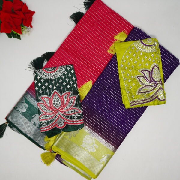 Pure Mysore Silk With Work blouse -MB133