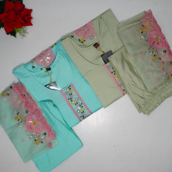 Pure Masleen silk Party ware Dresses -MB151(4XL-48 size)