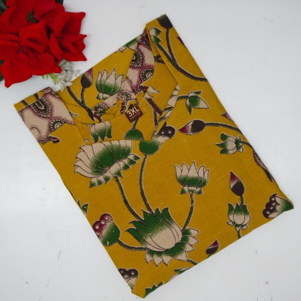 kalamkari Frill Cotton Tops -MB163