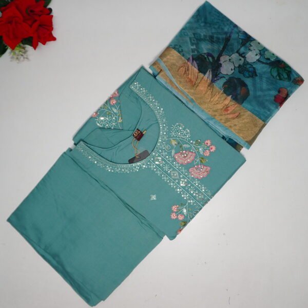 Roman silk Party Ware dresses -MB175(4XL-48 Size)