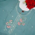 Roman silk Party Ware dresses -MB175(4XL-48 Size) - Image 4