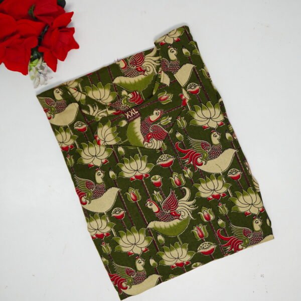 kalamkari Frill Cotton Tops -MB176