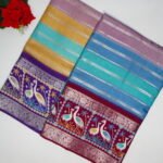 Kanjeevaram Silk Allover Zarry With Gap Border -MB302