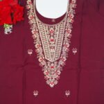 Roman Silk Designer Dreses-MB303(XLSizes) - Image 2