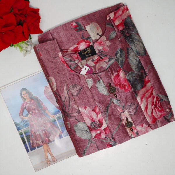 Organza Umbrella Cut Fancy Tops-MB317(M-XXL)