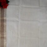 Chanderi silk Gold Special Embroidary Deasigner Sarees -MB319 - Image 3