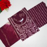 Masleeen Silk 3Peace Set Dreses(Wine Special)-MB323(M-XXL)