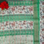 Tusser Georgette Mango Zarry Sarees -MB334 - Image 2