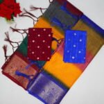 Dola Viscose With Multi Colour-MB339