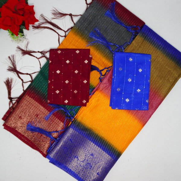 Dola Viscose With Multi Colour-MB339