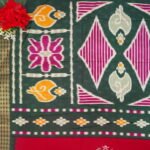 Ikkat Queen With Sequence Border-MB347 - Image 3