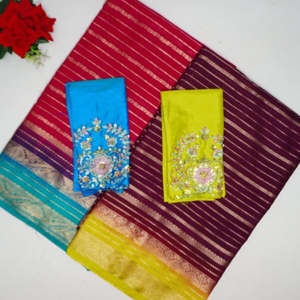 Maheswari Silk With Work Blouse-MB351