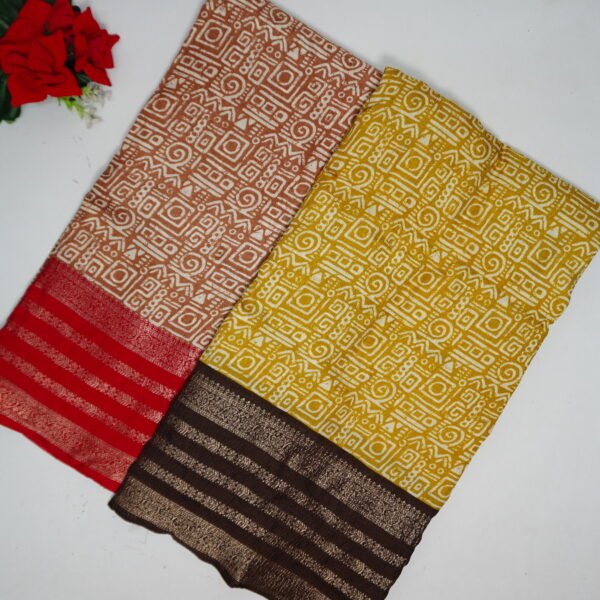 Dola Crushed With Gap Border-MB353