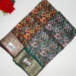 Marshmallow With Small Flower Design Sarees-MB354