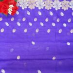 Space Silk With Cut Work Border-MB355 - Image 3