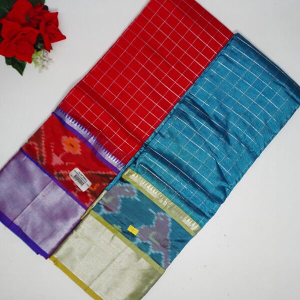 Mangalagiri Checks With Kanchi Border-MB359