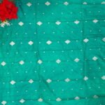 Apple Silk In mangalagiri Checkes Sarees-MB368 - Image 2