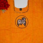 Pure Mangalagiri Cotton 3 Piece Set-MB382(3XL-46 Size) - Image 5