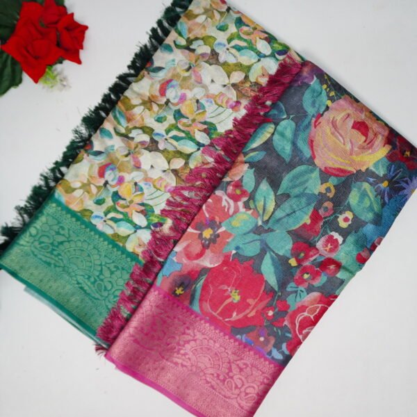 Siddanth Brand Tusser Georgette Crushed -MB384