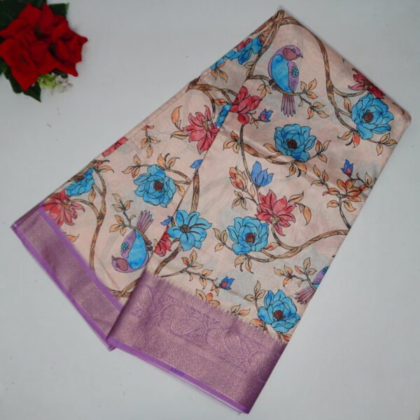 AI Digital kalamakari Sarees-MB392