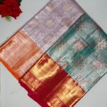 20% Dicount Light Weight Kanchipattu Pytani & Meenakari Pattu -MB400