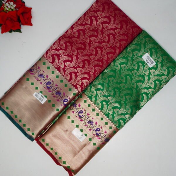 Uppada Pattu With Pythani Border-MB407