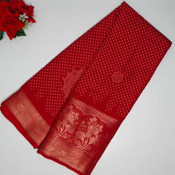 Bandini Mirchi Red Mangalam silk -MB408 (575)