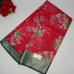 Rasberry Silk With Checks -MB409 - Image 2