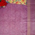 Dola Crushed Gap Border Sarees -MB416 - Image 2