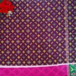 Urvi bandini Pochampally Gap Border Sarees -MB418 - Image 2