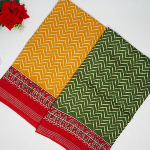 Cobra Zig Zag Silk sarees -MB422