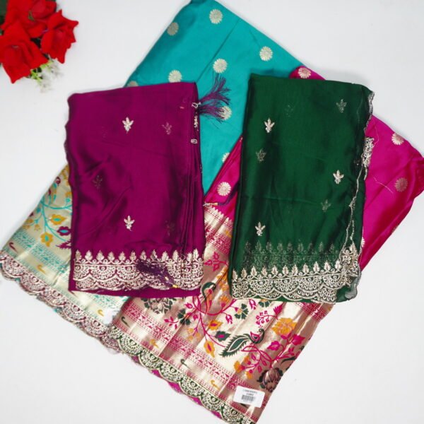 Pure Pythani Benarus Pattu Lehangas(Half sarees) -MB424