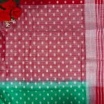 Mysour Silk With Silver Butties And work Blouse -MB439 - Image 4