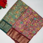 Pen Kalamkari Zarry Sarees -MB440