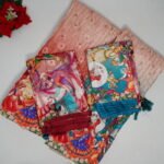 Rangoli silk syrojki digital Dancing dolls Lehanga (Half saree)-MB441