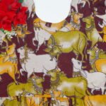 kalamkari Frill Cotton Tops -MB445 - Image 2