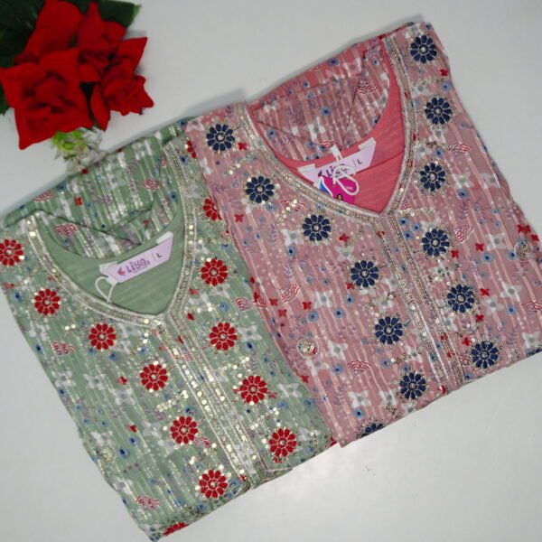 Organza Alia Cut With Umbrialla Deasigner Tops -MB446(L-40 Size)