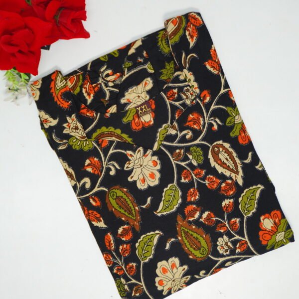 kalamkari Frill Cotton Tops -MB448