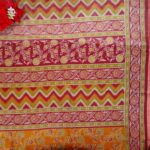 Kalamkari Mul Mul Silk Sarees -MB450 - Image 2